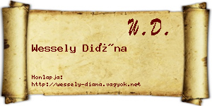Wessely Diána névjegykártya