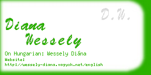 diana wessely business card