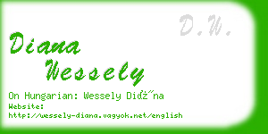 diana wessely business card